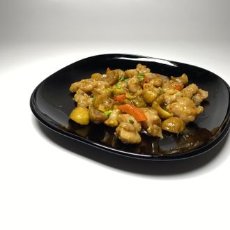 Каштаны с курицей