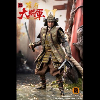 Дайме Ёси Торанага, делюкс версия - Коллекционная фигурка 1/12 SCALE Palm Collection Shogun DX Horse &amp; Banner Edition (DA001B) - D12TOYS