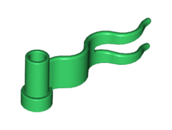 Flag 4 x 1 Wave Right, Green (4495b / 449528 / 6268947)