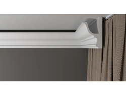 Потолочный плинтус для подсветки DECOR-DIZAYN DD509, из дюрополимера, под покраску, ударопрочный, 2 метра