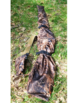 Быстросъёмный чехол на ружьё  "Лёгкий" с чехлом на ремень оружия