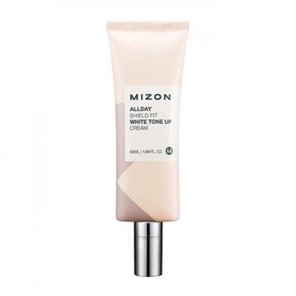 Отбеливающий увлажняющий крем для лица All day Shieldfit White Tone Up Cream MIZON 50мл