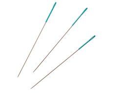 04881 PONY Иглы для бисера № 11, 6 шт, цветное ушко