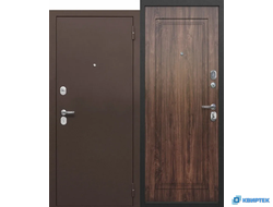 Дверь входная металлическая Ника 7,5 см Медный антик купить в Челябинске | КВИРТЕК