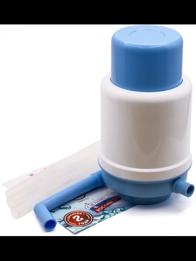 Помпа для воды Дельфин Квик голубая (в пакете)