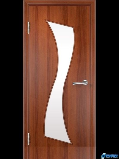 Дверь межкомнатная остеклённая ПВХ ДО-20 с багетом купить в Челябинске | КВИРТЕК