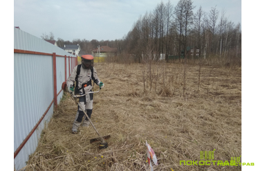 КП "Лукошкино". Расчистка участка за 4 часа.