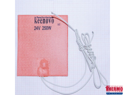 Гибкая нагревающая пластина 250 Вт 24 В (127х152) (терм.90) Keenovo