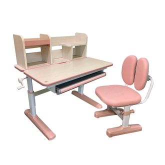 Комплект парта трансформер FunDesk Tesoro Pink  + стул SST25 Pink FunDesk