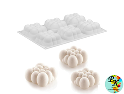Форма СИЛИКОНОВАЯ  "ОБЛАКА" 6 ШТ