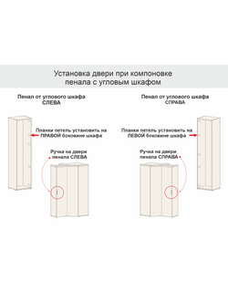 Шкаф угловой (прав) Флоренция 904.08
