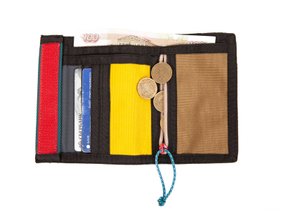 Открытый кошелек Гоша Орехов в цвете морская волна