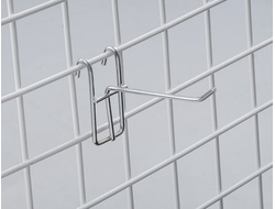 220001 Крючок на решетку хром 200 мм