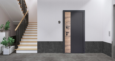 Стальная дверь   Арабика. Заказная модель.