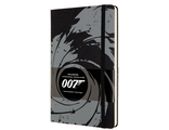 Записная книжка "James Bond" (в линейку) large, чёрный