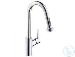 Смеситель для кухни Hansgrohe Talis S2 Variarc (Германия) с выдвижным душем