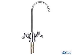 Кран питьевой воды DF015AA2-HC двойной с вентилем капелька