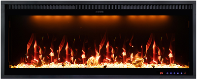 Линейный электроочаг Mercury 42 LED RF