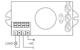 Датчик движения Arlight PRIME-MW-SURFACE-S90x41-300W (230V, 2.6A, MULTI, IP20)