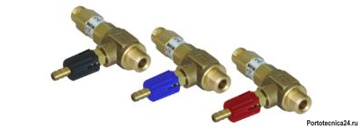 Удлиненный регулируемый эжектор для моечных средств сопло 1,4; вход 3/8"ш- выход 3/8"ш. (красный)