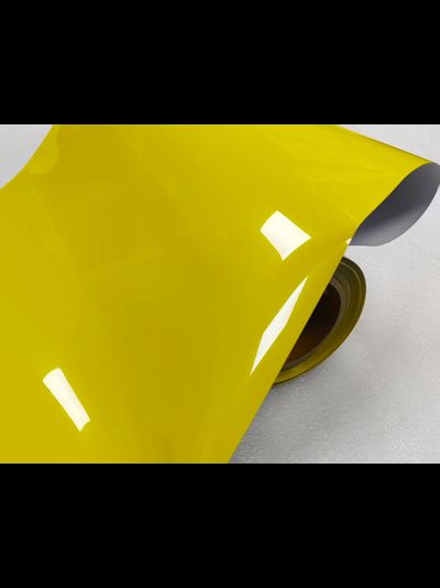 Термопленка "SEF" серия FLEXCUT SBB MAXIMA 05 LEMON YELLOW, 120 мкм, полиуриетан 100%.