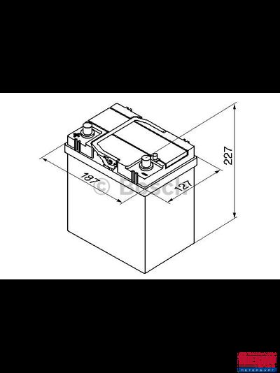 Термокейс ТК-А1 Asia box, подходит к авто с АКБ А/h: 38, 40, 42 (B19), Габариты , мм: 187x127x227