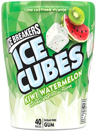ICE BREAKERS CUBES Жев.резинка Киви Арбуз 91,5 гр (6 шт)