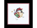 Цыпленок гольфист CDGC839, Heritage  (набор для вышивания нитками) vkn