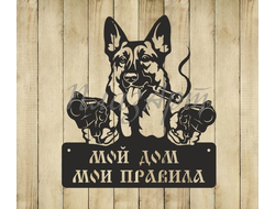 Табличка Злая собака