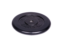 Диск обрезиненный черный 31 мм MB BARBELL 15 кг в Воронеже