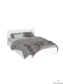 Ронда Ронда КР-160 двуспальная (с настилом) Белое дерево