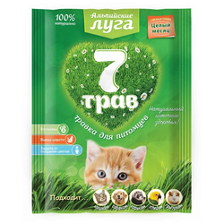 Альпийские луга 7 трав, Травка для питомцев, 50 гр