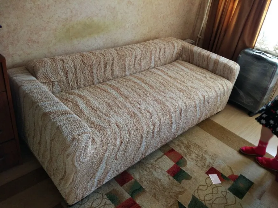 Чехол на 3хм диван Виста Элегант Крем