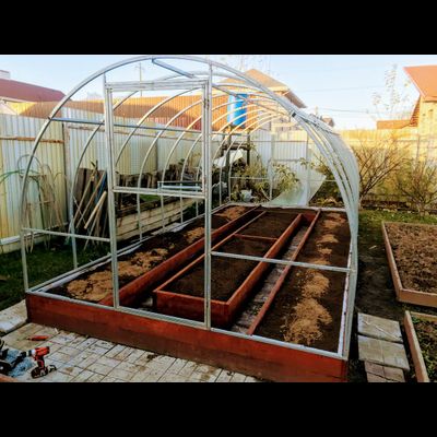 Фундамент из доски 40*150*4000 АНТИСЕПТИК  (цвет - палисандр)