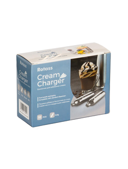 Баллончики для взбивателя сливок (N2O) 10 ШТ/УП