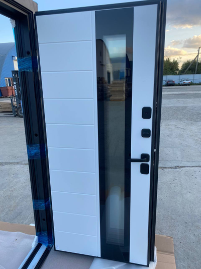 TERMO 5 - 130 мм/ ЭМАЛЬ Ral 7012-"ЭМАЛИТ БЕЛЫЙ. ЧЕТЫРЕХКАМЕРНЫЙ ТОНИРОВАННЫЙ СТЕКЛОПАКЕТ.ПОВЫШЕННАЯ ВЗЛОМОСТОЙКОСТЬ