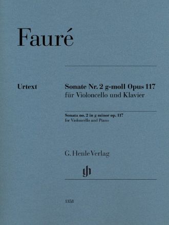 Fauré. Sonate Nr.2 g-Moll op.117 für Violoncello und Klavier