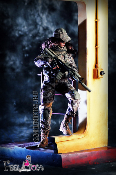 КОМПЛЕКТ ЭКИПИРОВКИ 1/6 Female Commando Viper Camo Set (FT003) - FeelToys (БЕЗ ТЕЛА И ГОЛОВЫ)