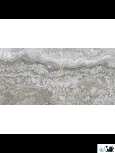 Керамогранит Eurotile Jersey 738 60x120 см Glossy серый оникс глянец