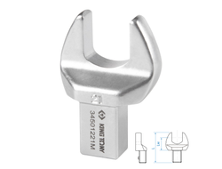 Насадка рожковая серии "FIT", 21 мм, 14х18 мм KING TONY 34501221M