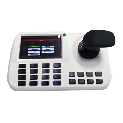 DE/IPK1008 Пульт управления PTZ IP камерами, с дисплеем 5". Джостик управления, дополнительный выход на внешний монитор. Full HD. до 5 Мп.