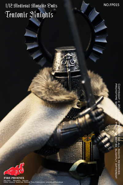 Рыцарь тевтонского ордена - Коллекционная фигурка 1/12 SCALE Medieval Teutonic Knights (FP015) - FIRE PHOENIX