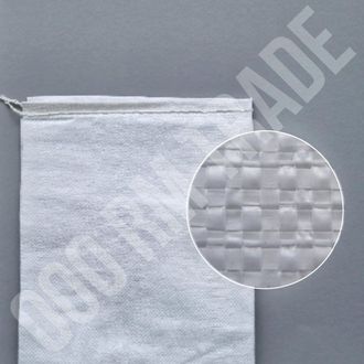 Белый мешок 50*80  с вкладышем 65гр