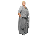 Модная юбка Арт. 5150 (Цвет темно-серый) Размеры 58-84