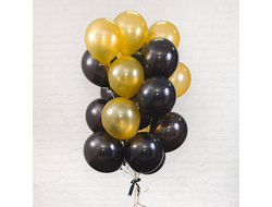 Золотые и черные шары