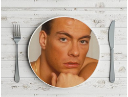 Тарелка Jean-Claude Van Damme, Жан-Клод Ван Дамм №8