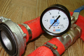 Испытание пожарных гидрантов и пожарных кранов на водоотдачу