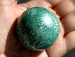 Шар Амазонит с подставкой (45 мм, 162 г) №4341