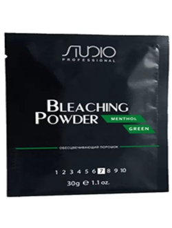 KAPOUS Studio Обесцвечивающий порошок для волос Menthol Green