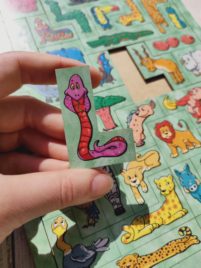 Головоломка тетрис "Африка"